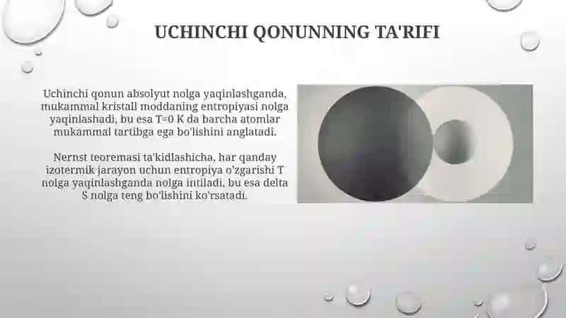 Termodinamikaninguchinchiqonuni 3