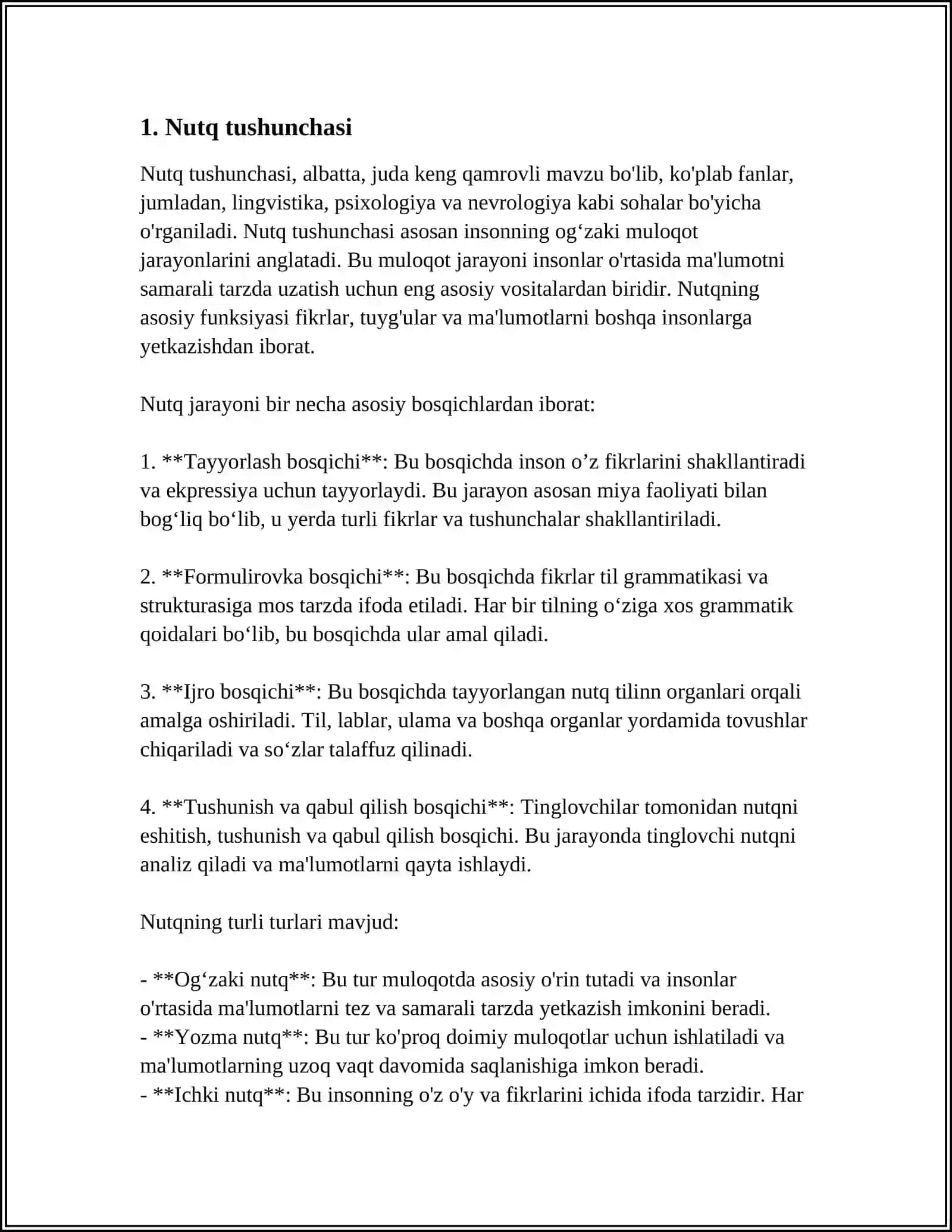 NUTQ HAQIDA TUSHUNCHA VA UNING TURLARI 3