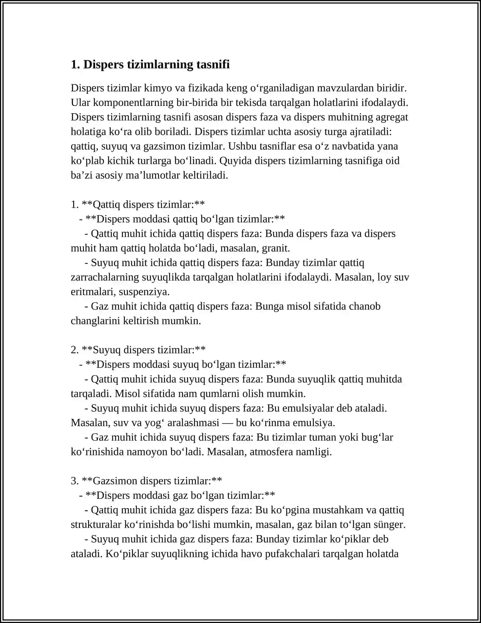 DISPER SISTEMALAR 3