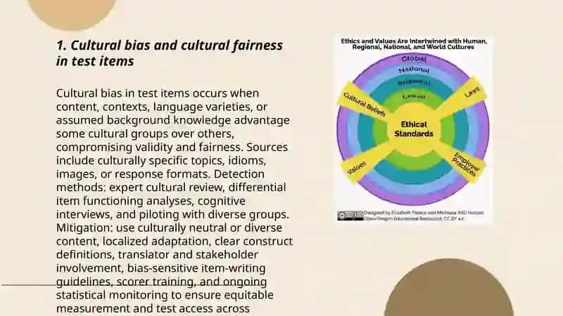 Fairness and ethical standarts in language testing 3