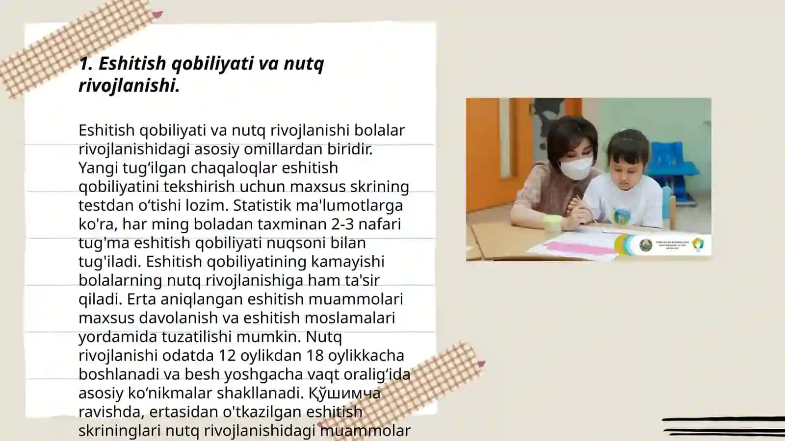 Maxsus pedagogika yonalishi 1-kust talabasi Mamarasulova Mohinur 1/24 guruh 3