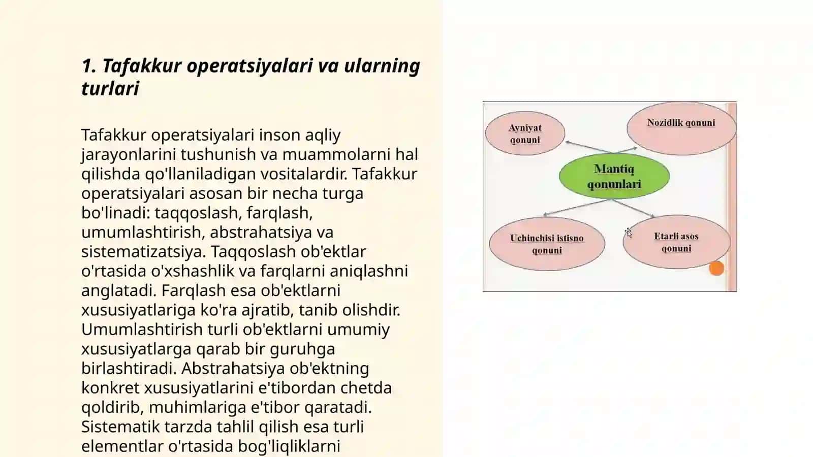 Tafakkur operatsiyalari va ularning turlari 3