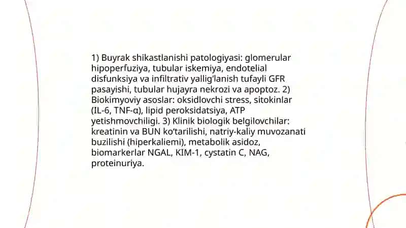 Bolalarda buyrak shikastlanishining biokimyoviy sindromlari 3