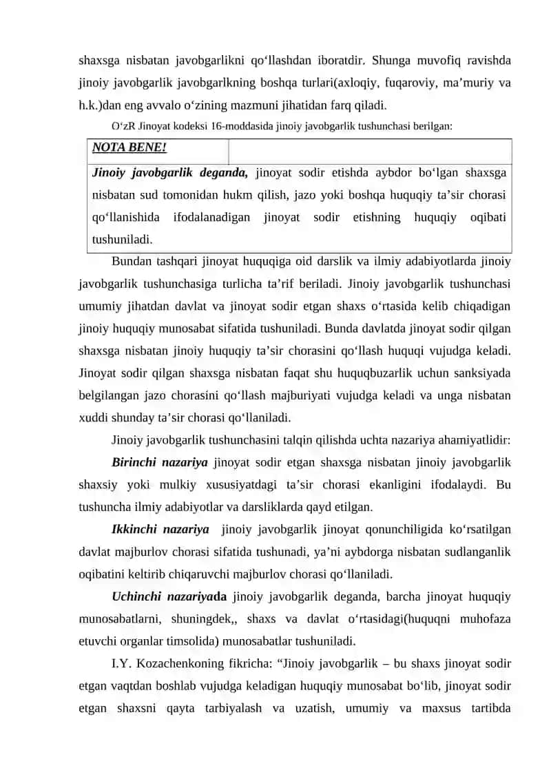JINOIY JAVOBGARLIK VA UNING ASOSLARI 3