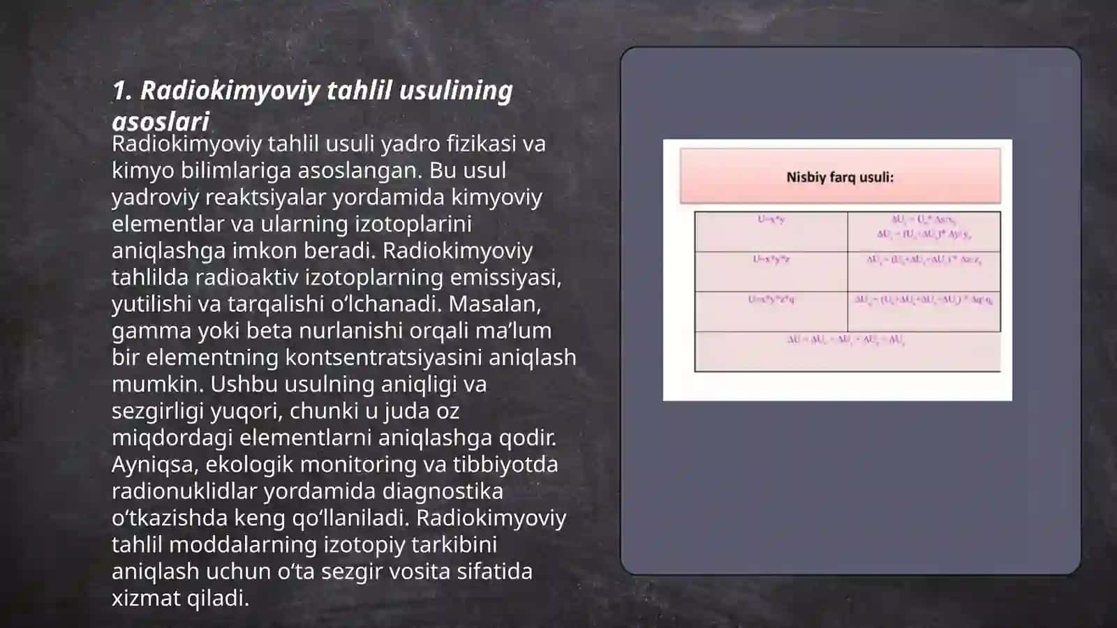 Radiokimyoviy tahlil usuli 3