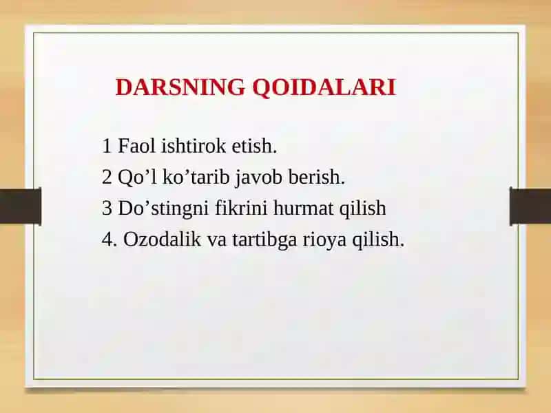 Sinfdan tashqari ishlarning maqsadlari 3