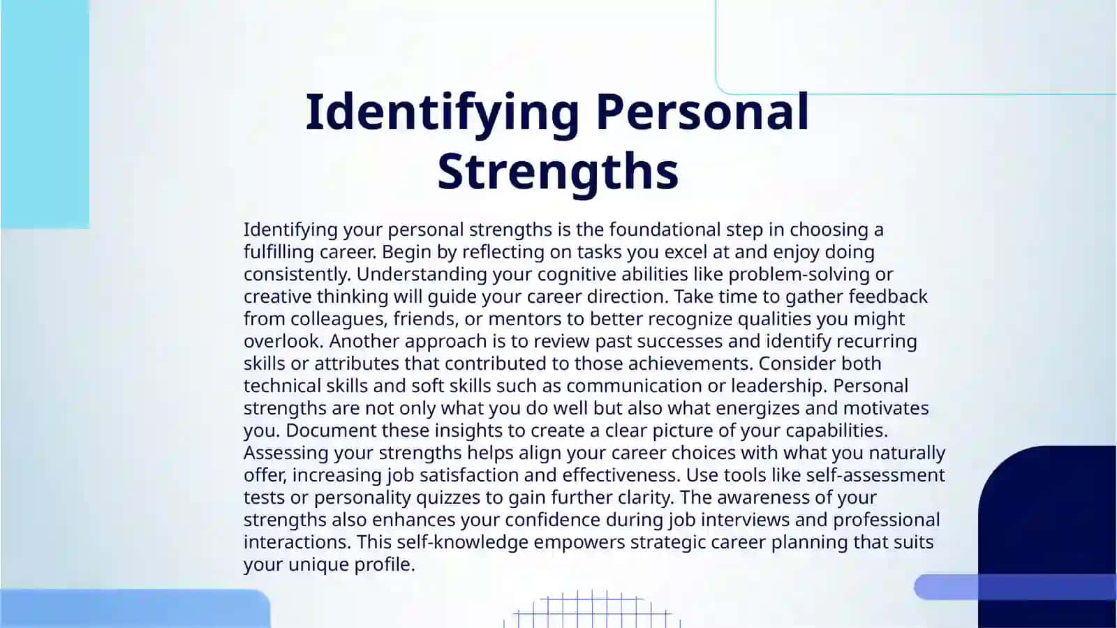 CHOOSING A CAREER 3