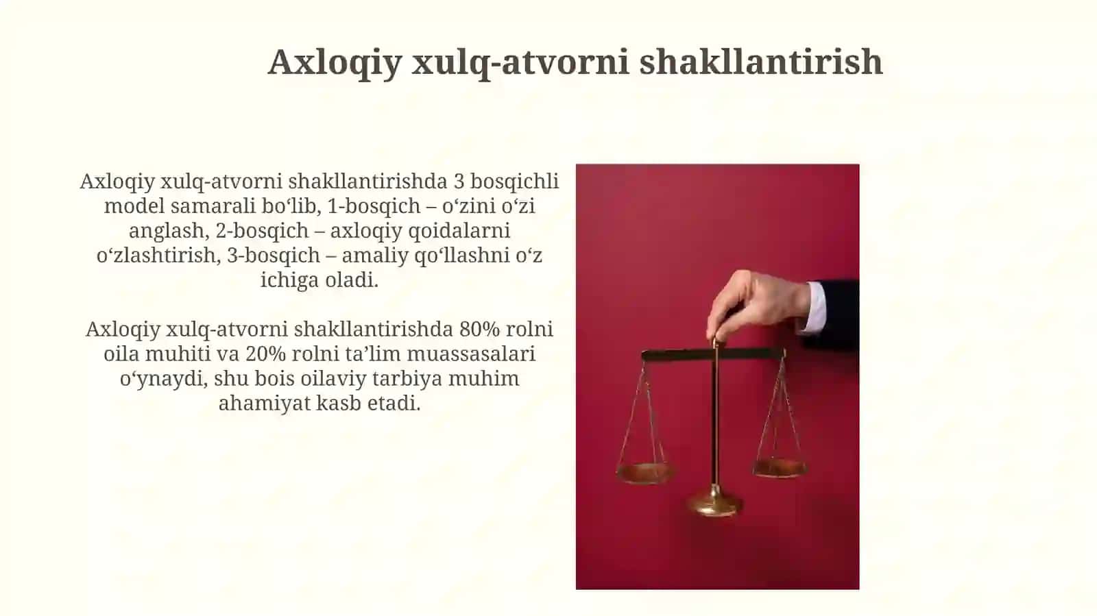 Kasbiy axloq va etika madaniyatini rivojlantirish 3