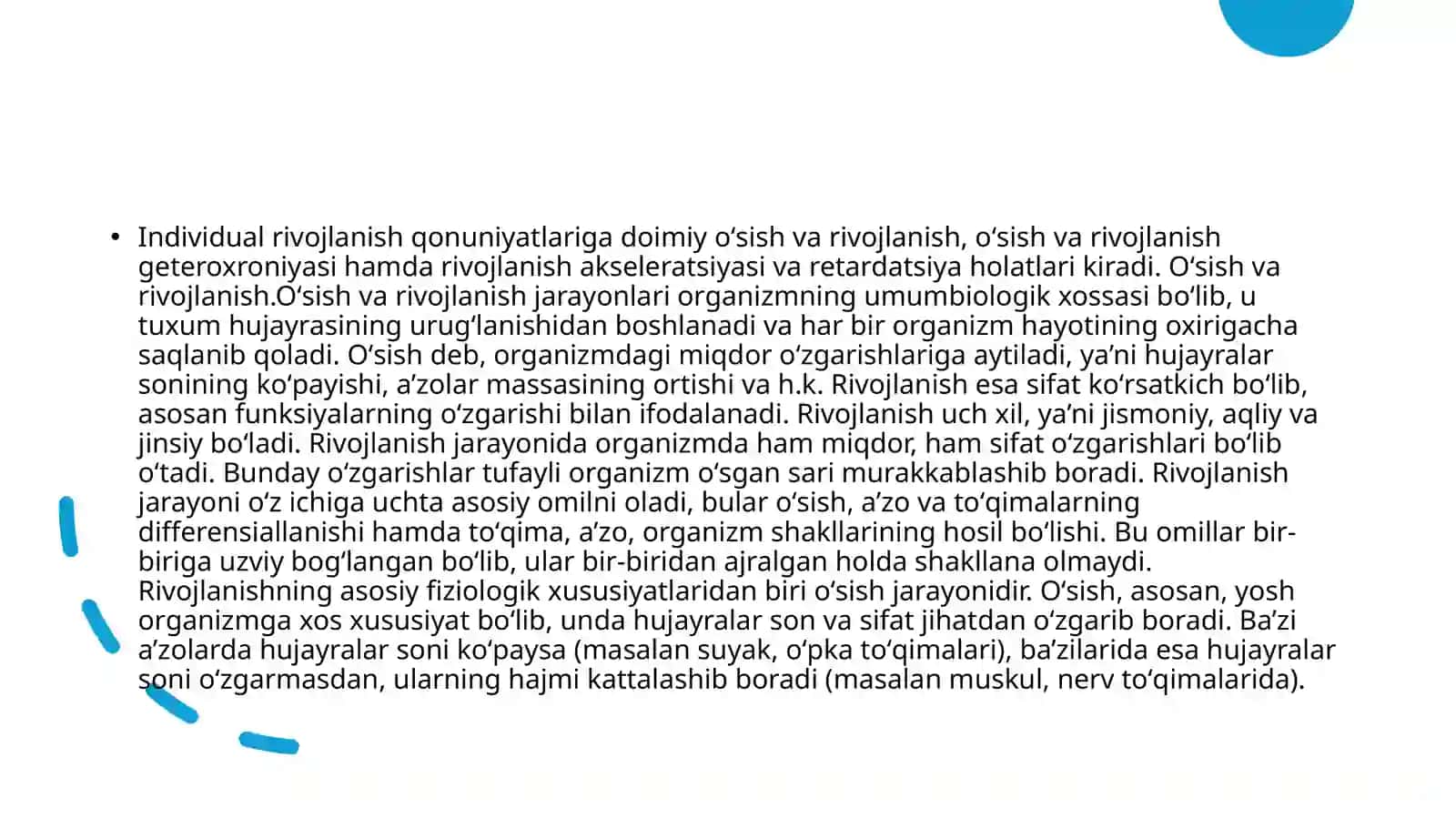 Yoshlik davrlarining morfologik va fiziologik xususiyatlari 3