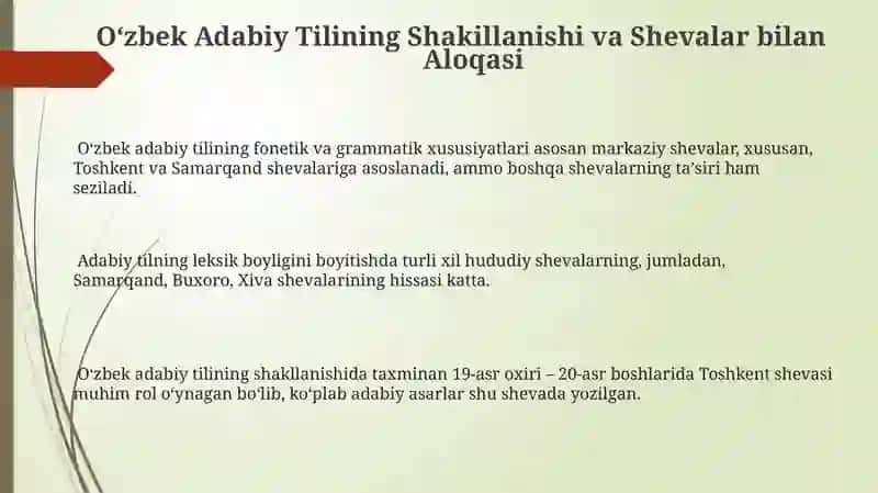 Oʻzbek dialektalogiyasi 3