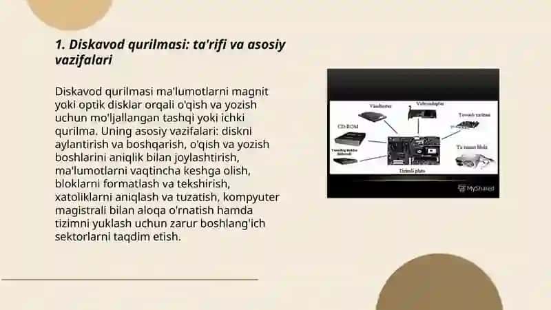 Diskavod qurilmasi,videplata qurilmasi vazifasi va turlari 3