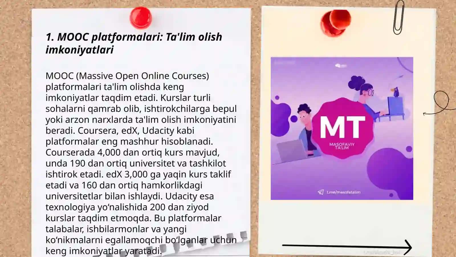 MOOC O’quv kurslarida ta’lim olish va sertifikatlarga ega bulish 3