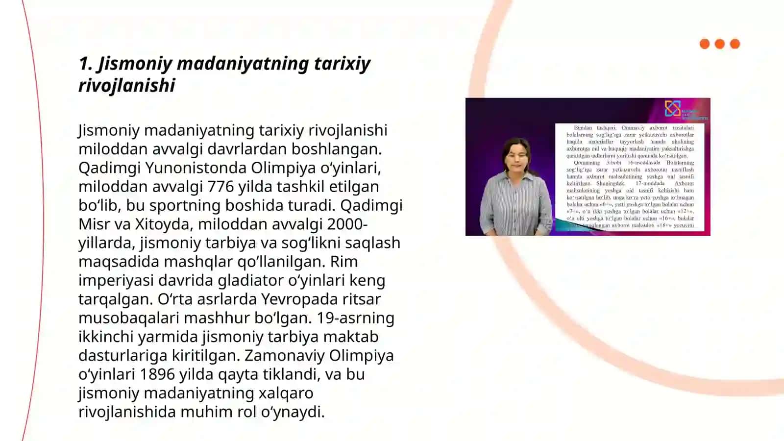 Jismoniy madaniyatning jamiyatdagi vazifalari va shakllari 3