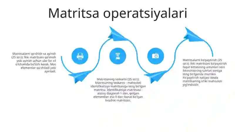 Matritsalar Va Ular Ustida Amallar 3