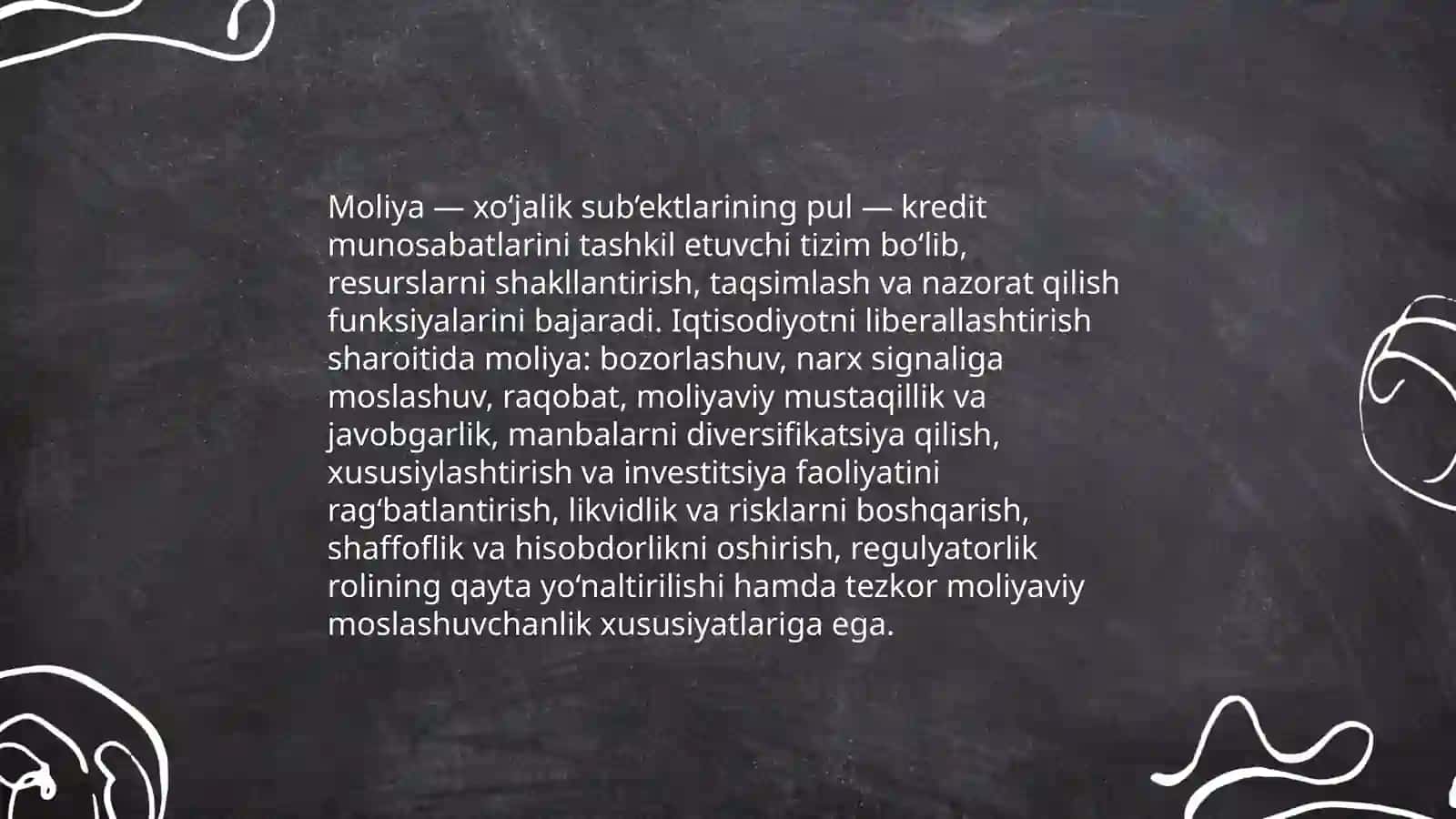 Iqtisodiyotni liberallashtirish sharoitida xo‘jalik yurituvchi sub’ektlar moliyasining mohiyati va funksiyalari 3