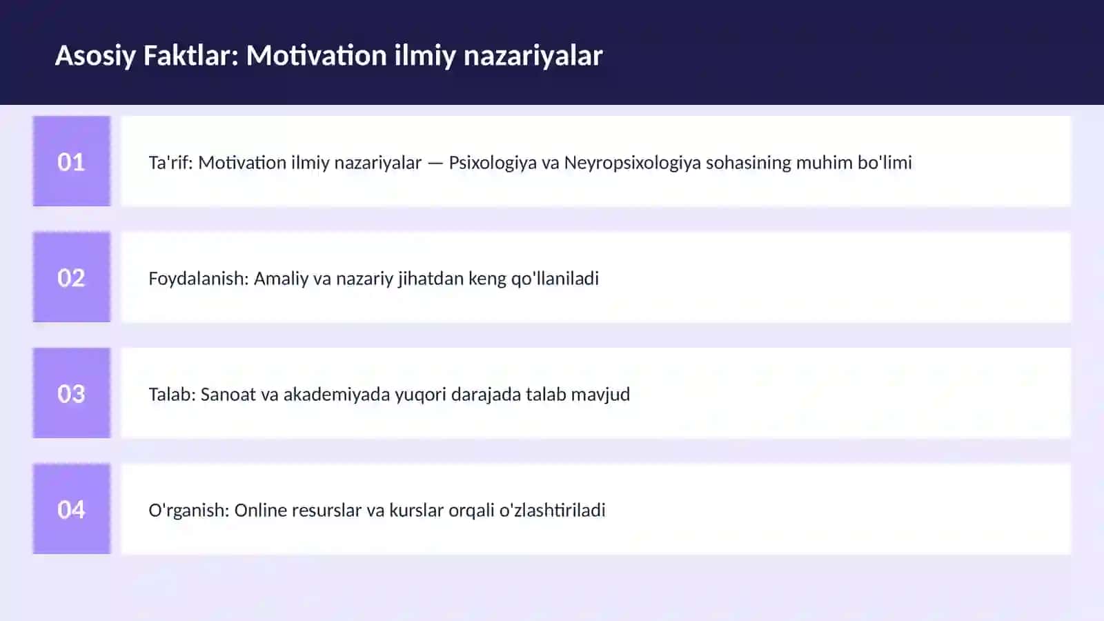 Motivation ilmiy nazariyalar 3