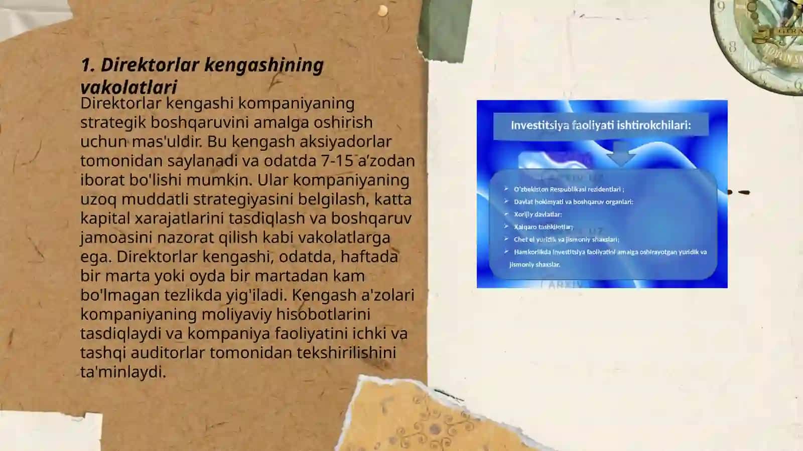Xalqaro korparativ boshqaruvda direktorlar faoliyati 3