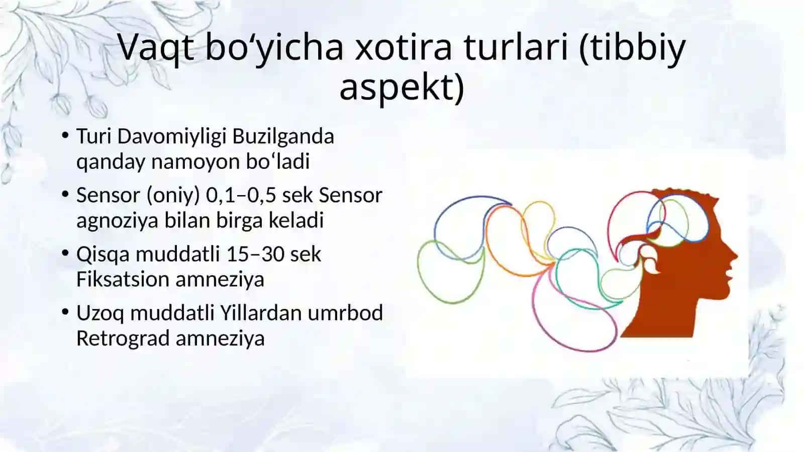 Tibbiypsihologiya fanidan mustaqil ishi 3