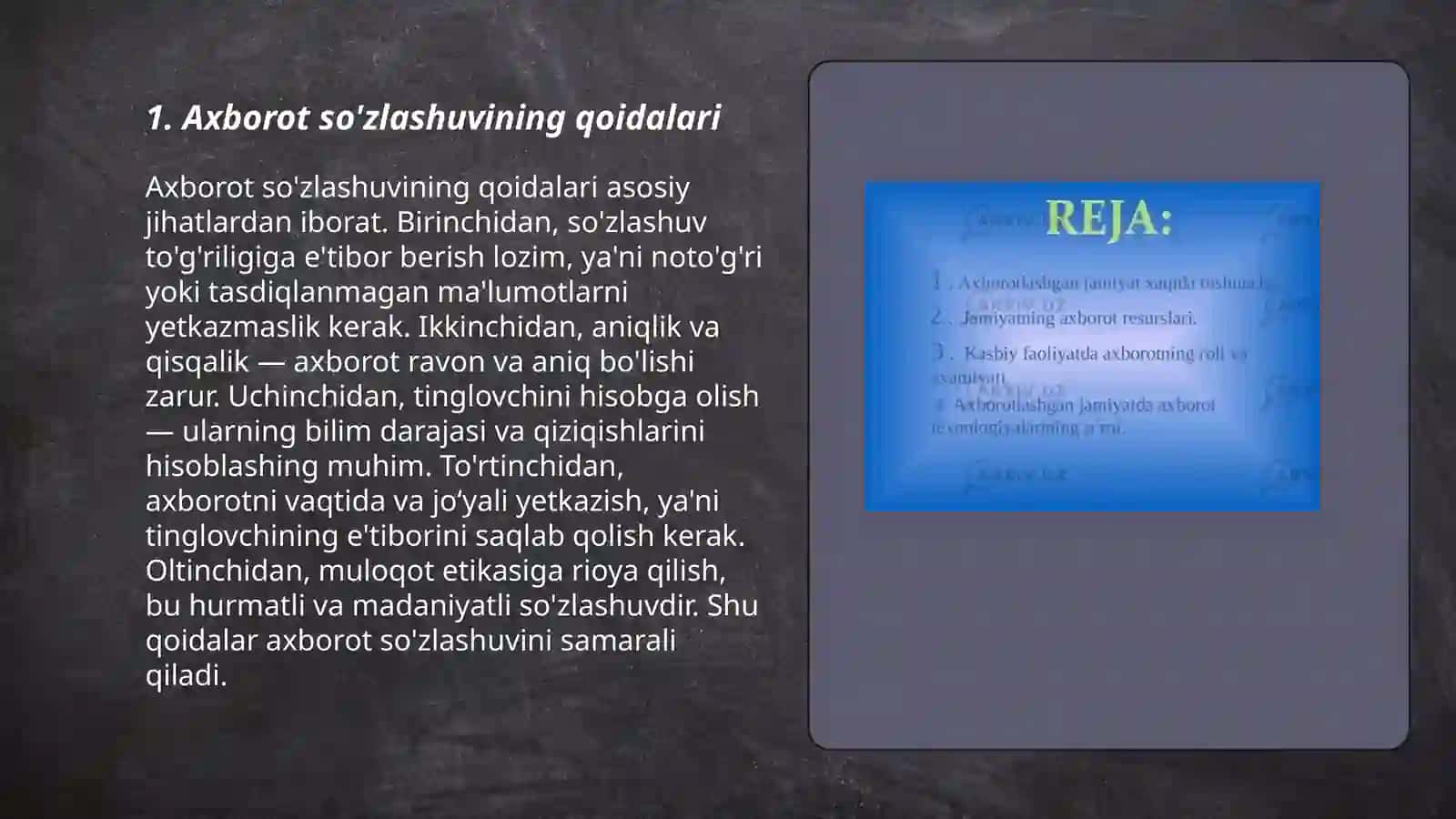 Axborot va chiqish nutqi xususiyatlari 3