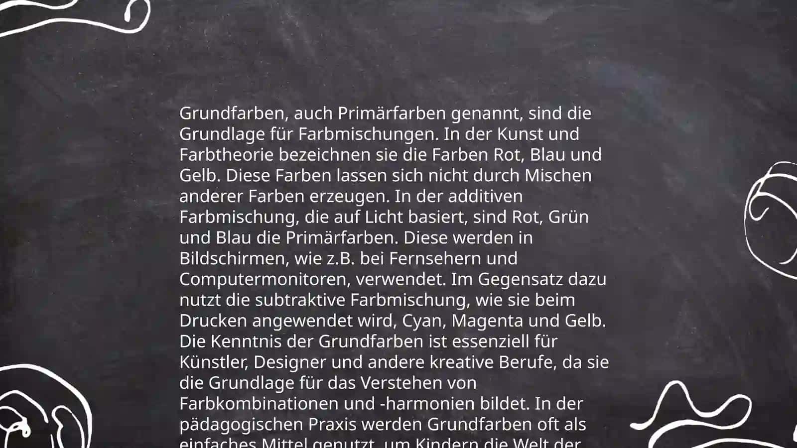 Grundfarben in der Kunst und Farbtheorie 3