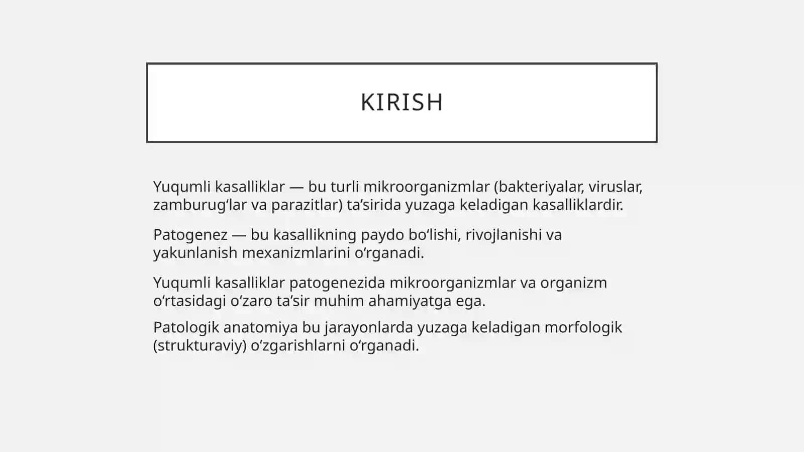 yuqumli kasalliklar patogenezi 3