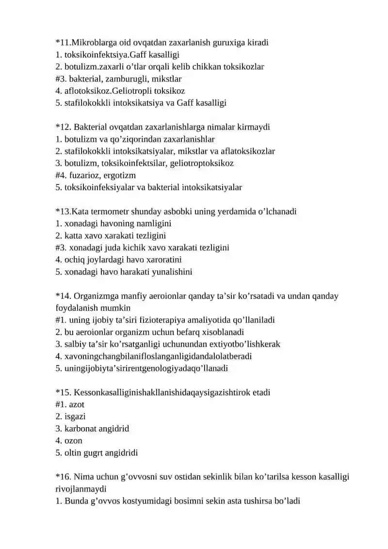 DPM-larida davolovchi ovqatning sifati uchun kim javobgardir 3