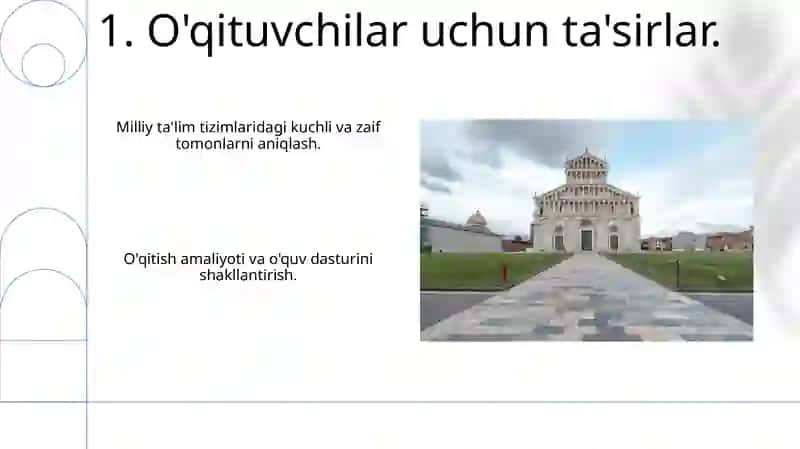 PISA, TALIS xalqaro baholash dasturlari tòģrisida 3