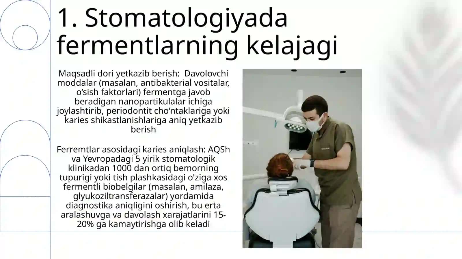 Stomatologiyada fermentlarning qoʻllanilishi 3