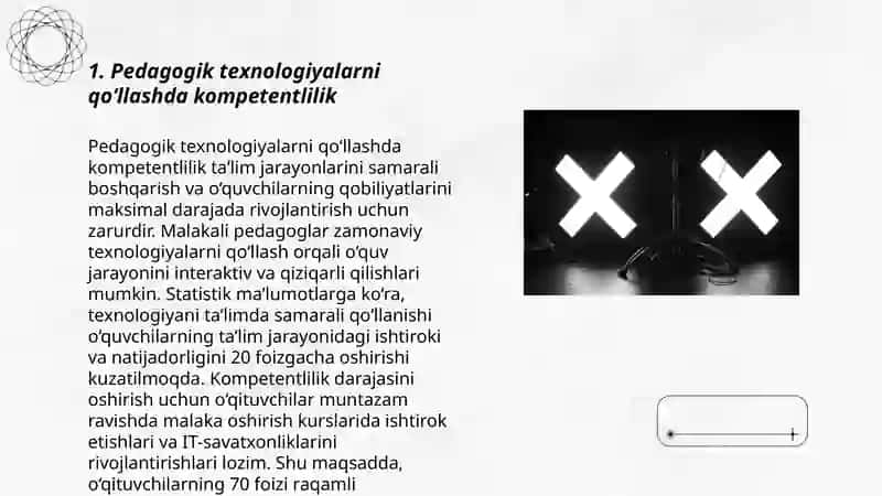 O'qituvchining texnologik madaniyatining tarkibiy qismlari 3