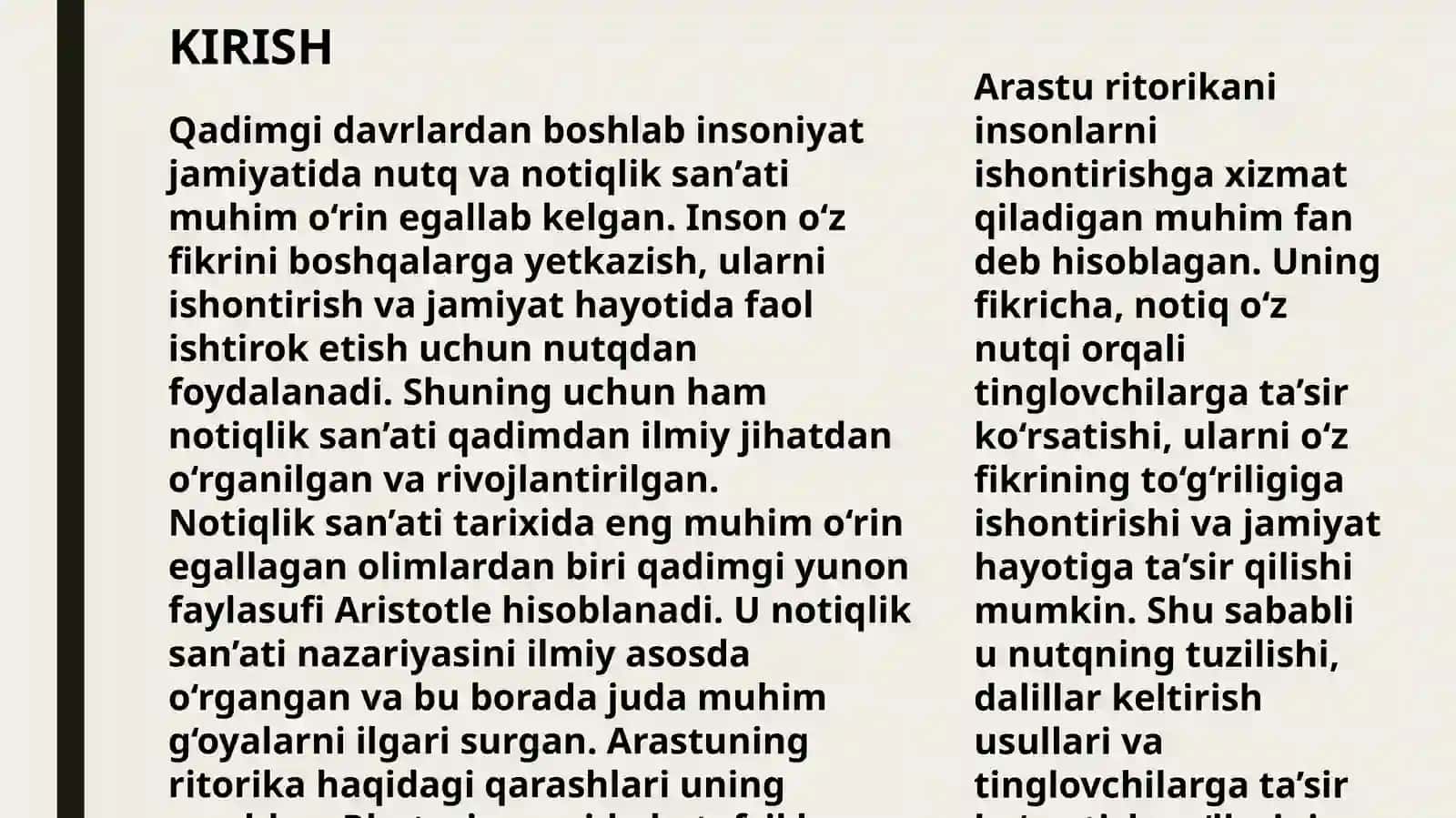 O’QITUVCHI NUTQI MA’DANIYATI FANIDAN MUSTAQIL ISHI 3