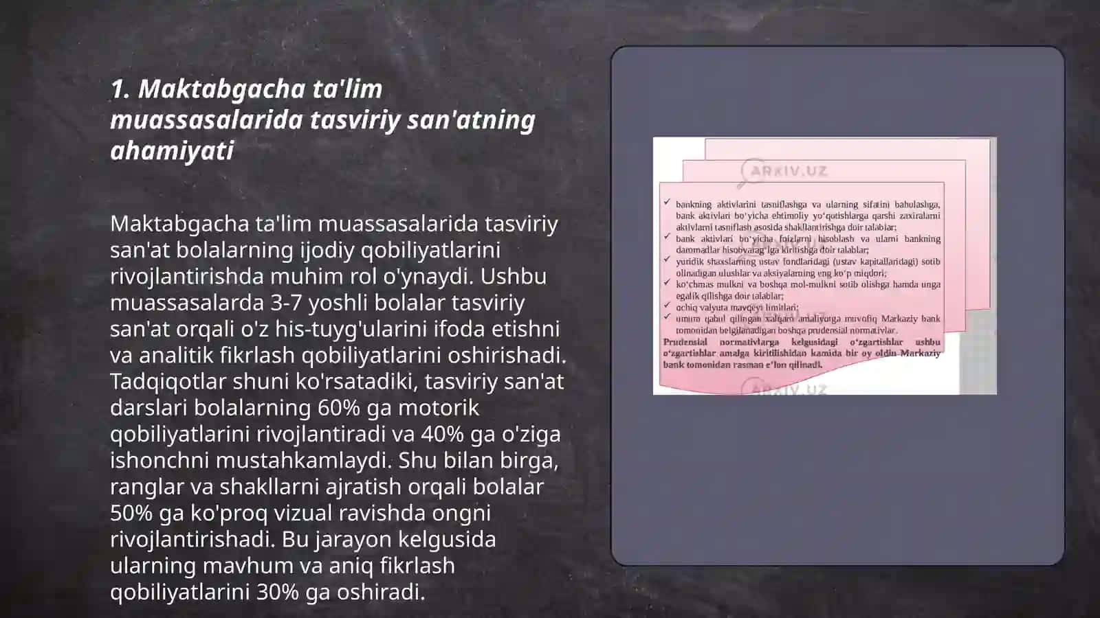 Maktabgacha taʼlim muassasalarida tasviriy faoliyat mashgʻulotlarini tashkil etish va uyushtirish 3