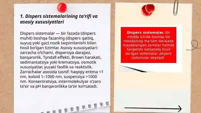 Dispers sistemalar va ularning turlari 3