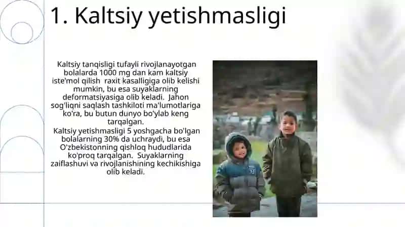 Bolalarda vitaminlar yetishmovchiligining oqibatlari 3