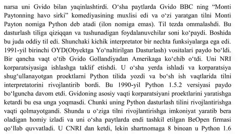Python dasturlash tili va uningdasturlash muhiti 3