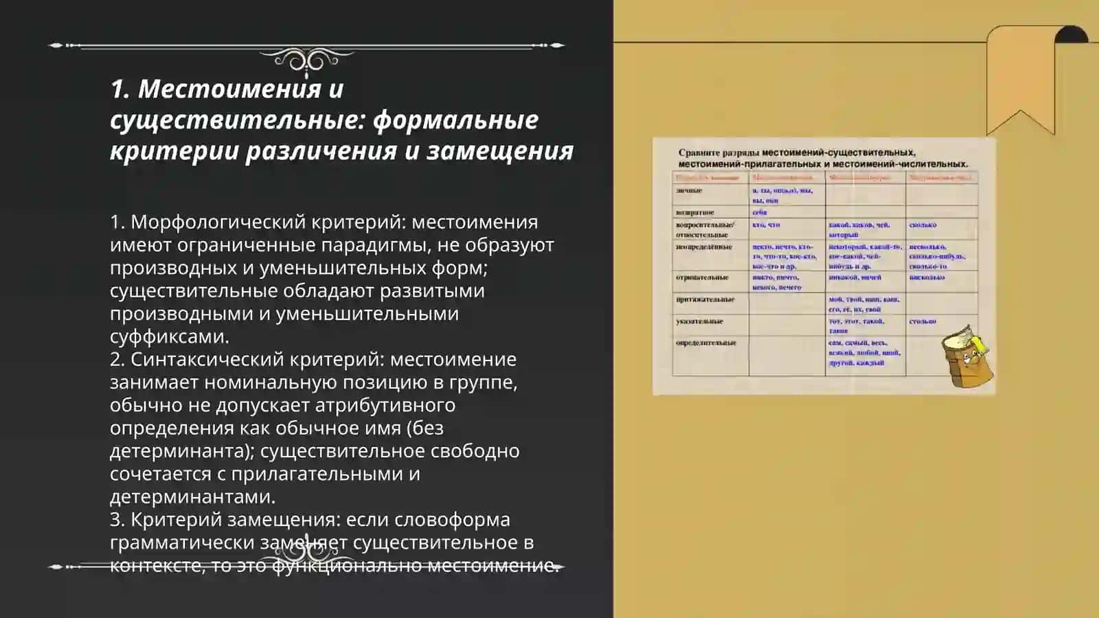Формально- грамматическая классификация метоимений по их с другими частями речи 3
