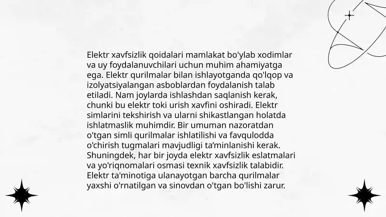 Elektr xavfsizlik asoslari 3