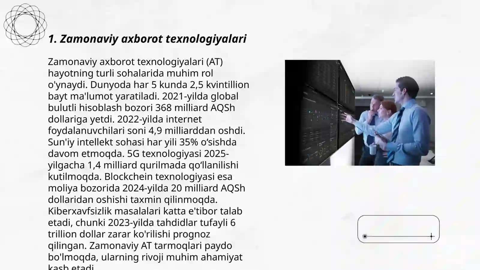 Zamonaviy axborot texnologiyalari 3