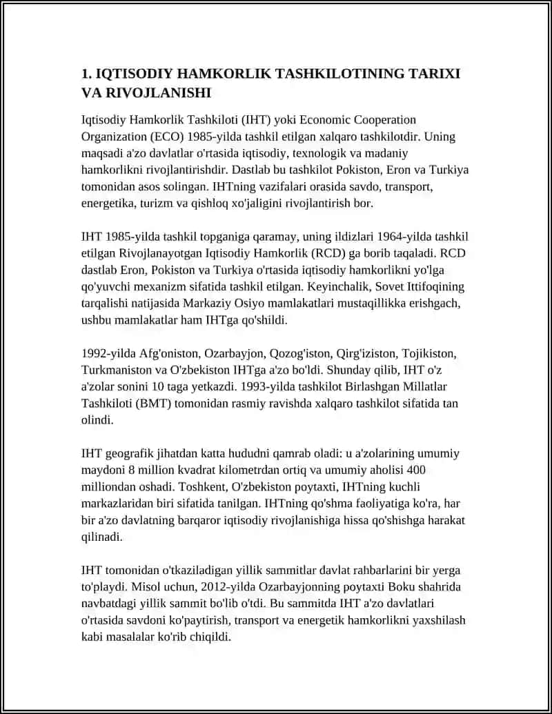 IQTISODIY HAMKORLIK TASHKILOTI 3
