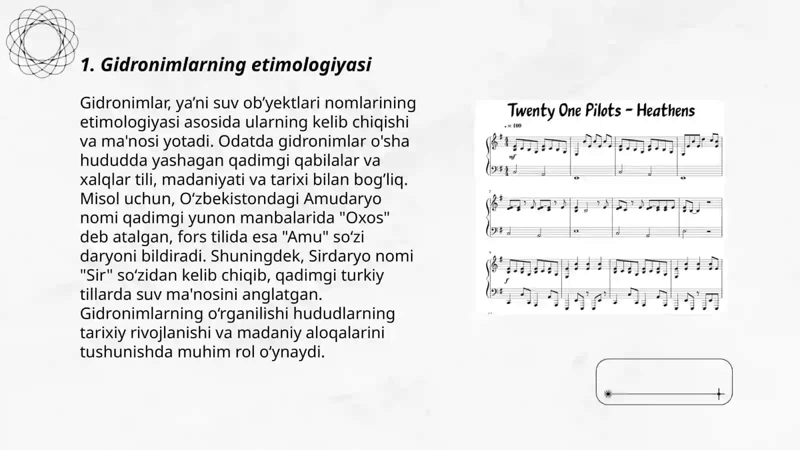 Oʻzbekiston gidronimlarning shakllanish xususiyatlari 3