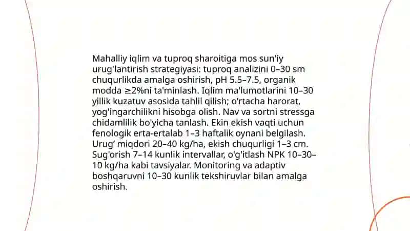 Mahalliy sharoitga mos sun'iy urug'lantirish usulini ishlab chiqish 3