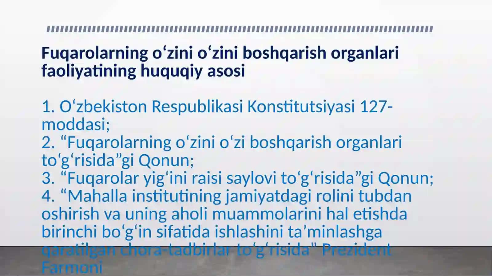 Fuqarolarning o‘zini-o‘zi boshqarish organlari 3