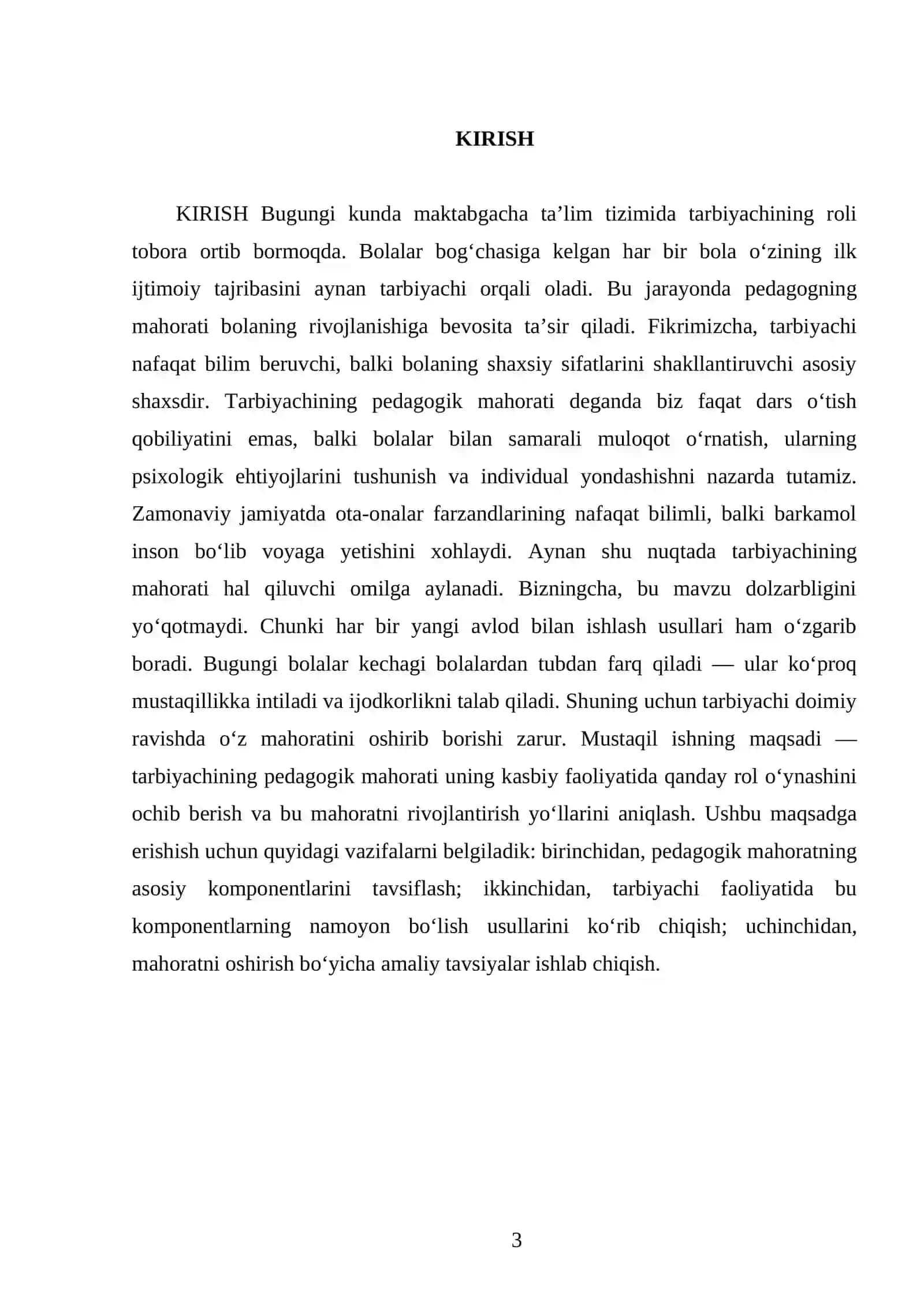 Tarbiyachining pedagogik mahorati 3