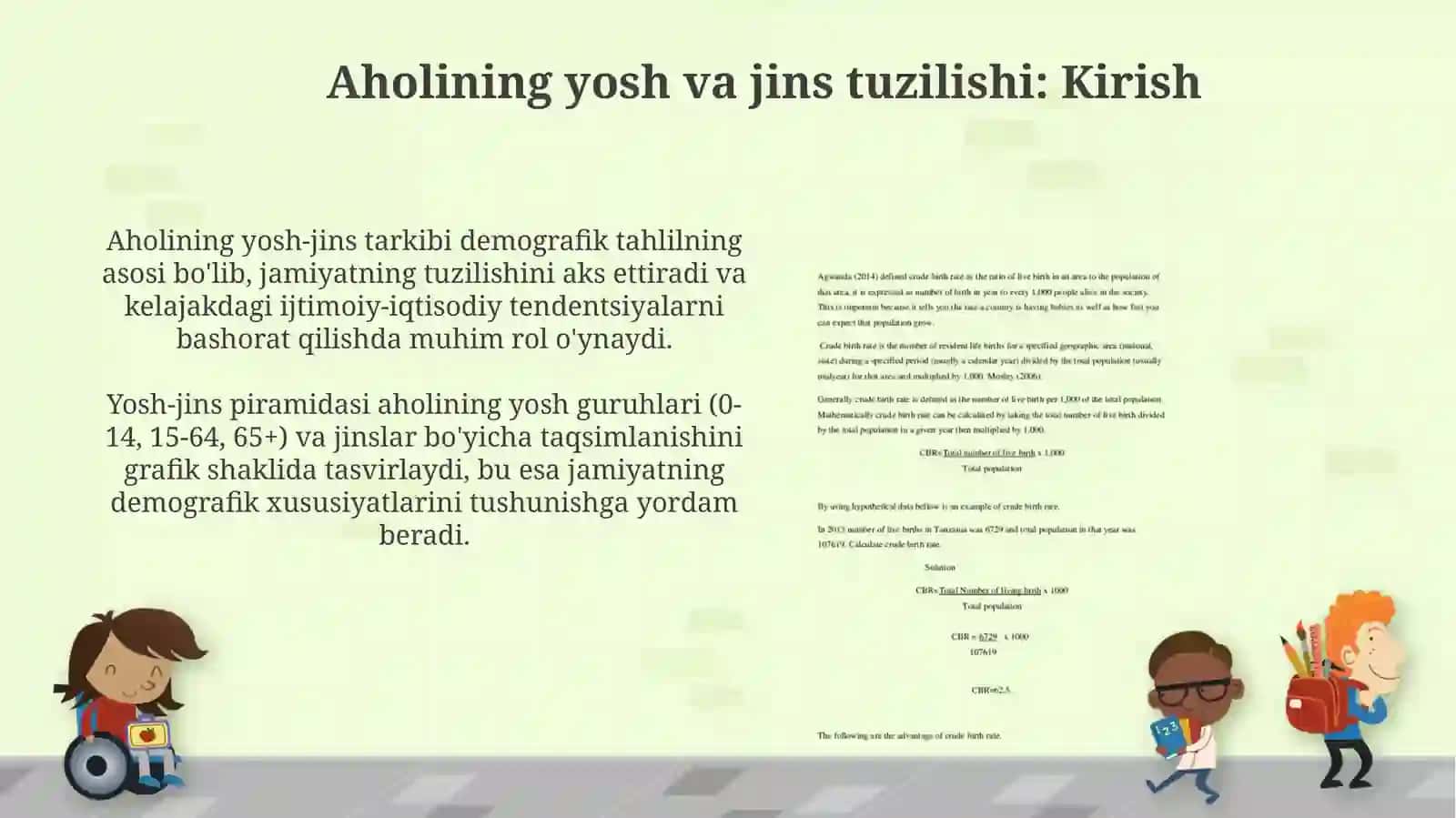 Populyatsiyaning yosh va jins tarkibi 3