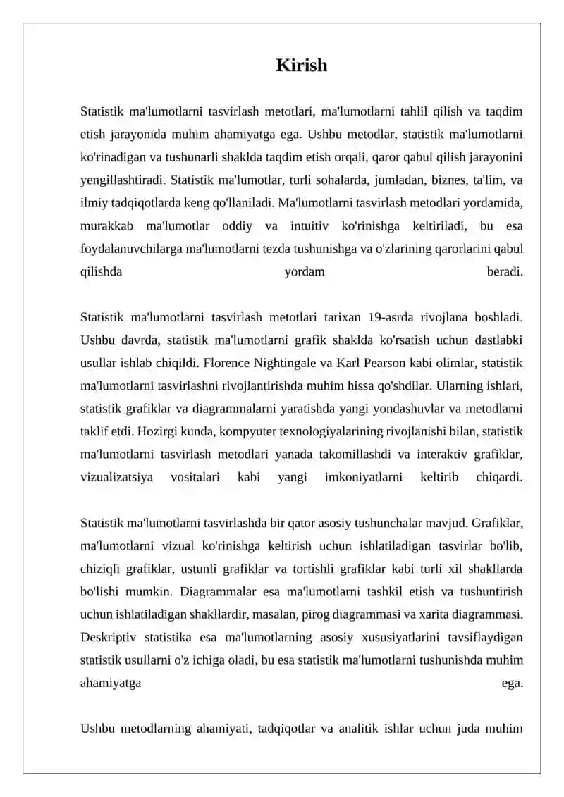 Statistik malumotlarni tasvirlash metotlari 3