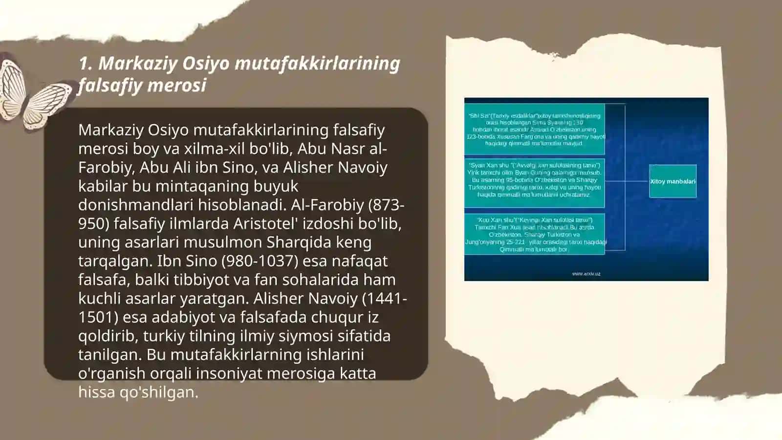 Markaziy Osiyo mutafakkirlarining falsafiy merosi 3