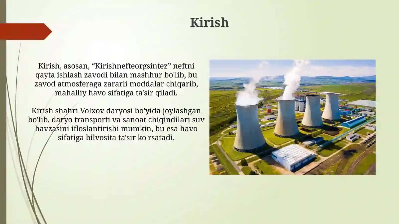 Atmosfera havosining ifloslanish manbalari va ularnikamaytirishyo'llari 3