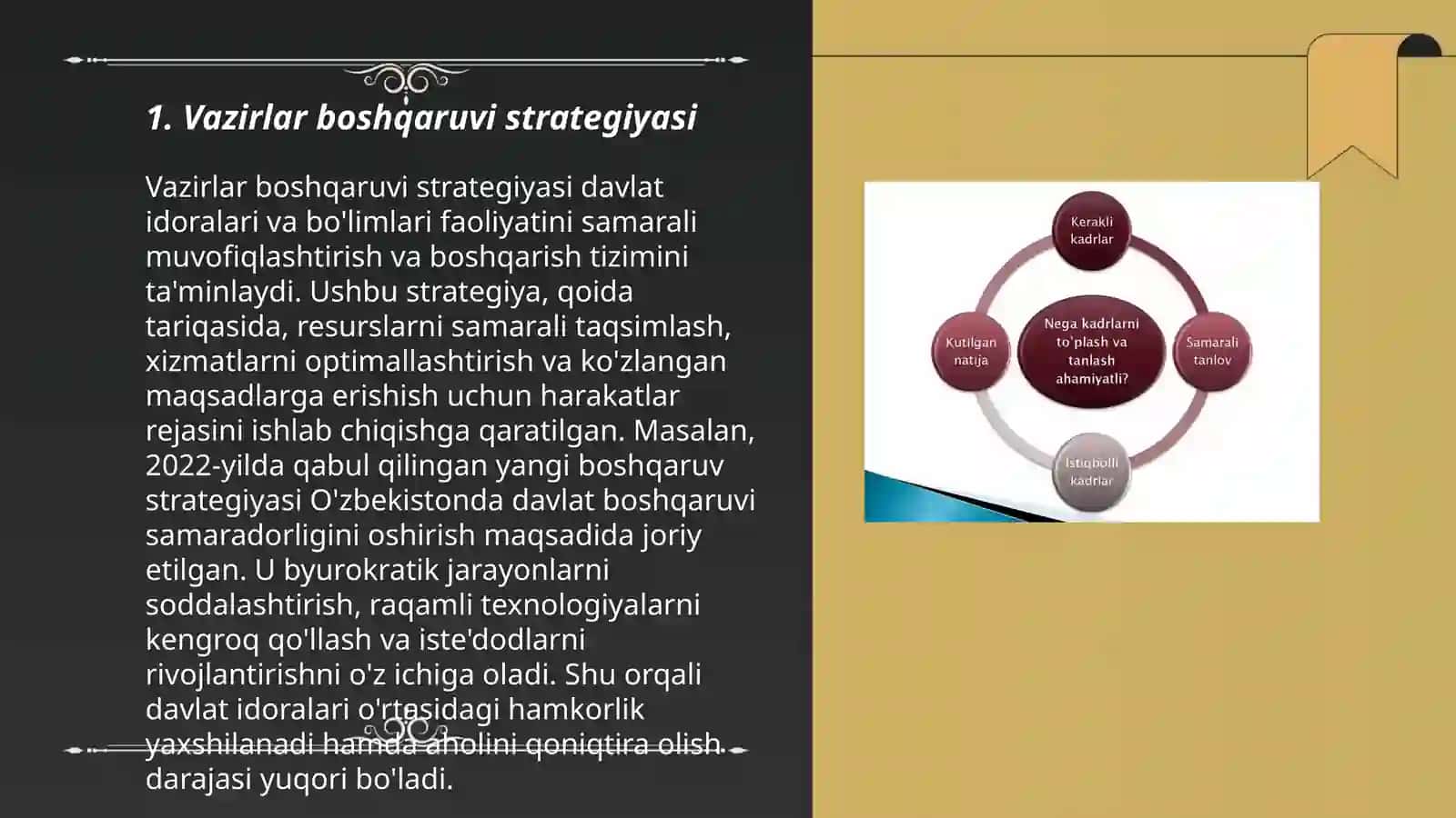 Strategik boshqarish vazifalari 3