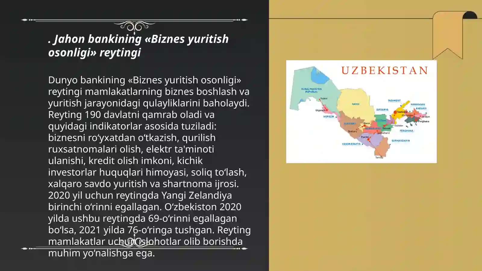 Iqtisodiy va ijtimoiy sohadagi (14ta) ustuvor xalqaro reytinglar va ularga O’zbekistonning integrasiyalashuvi 3