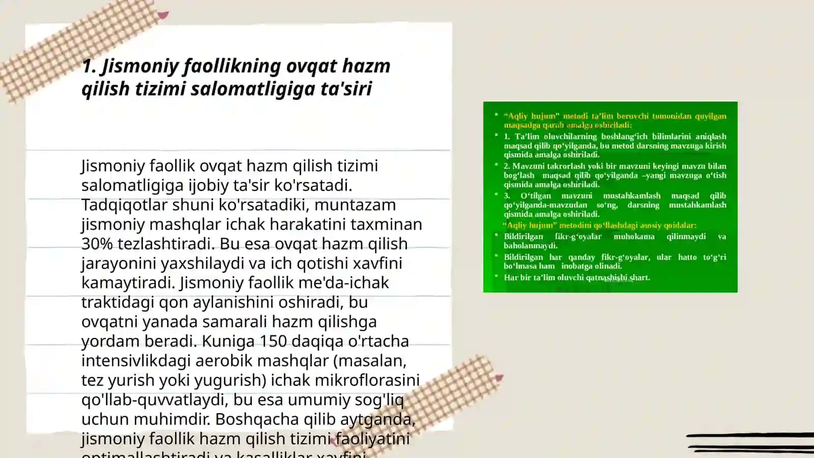 Jismoniy tarbiya yordamida ovqat hazm qilish tizimi kasalliklarining oldini olish profilaktikasi 3
