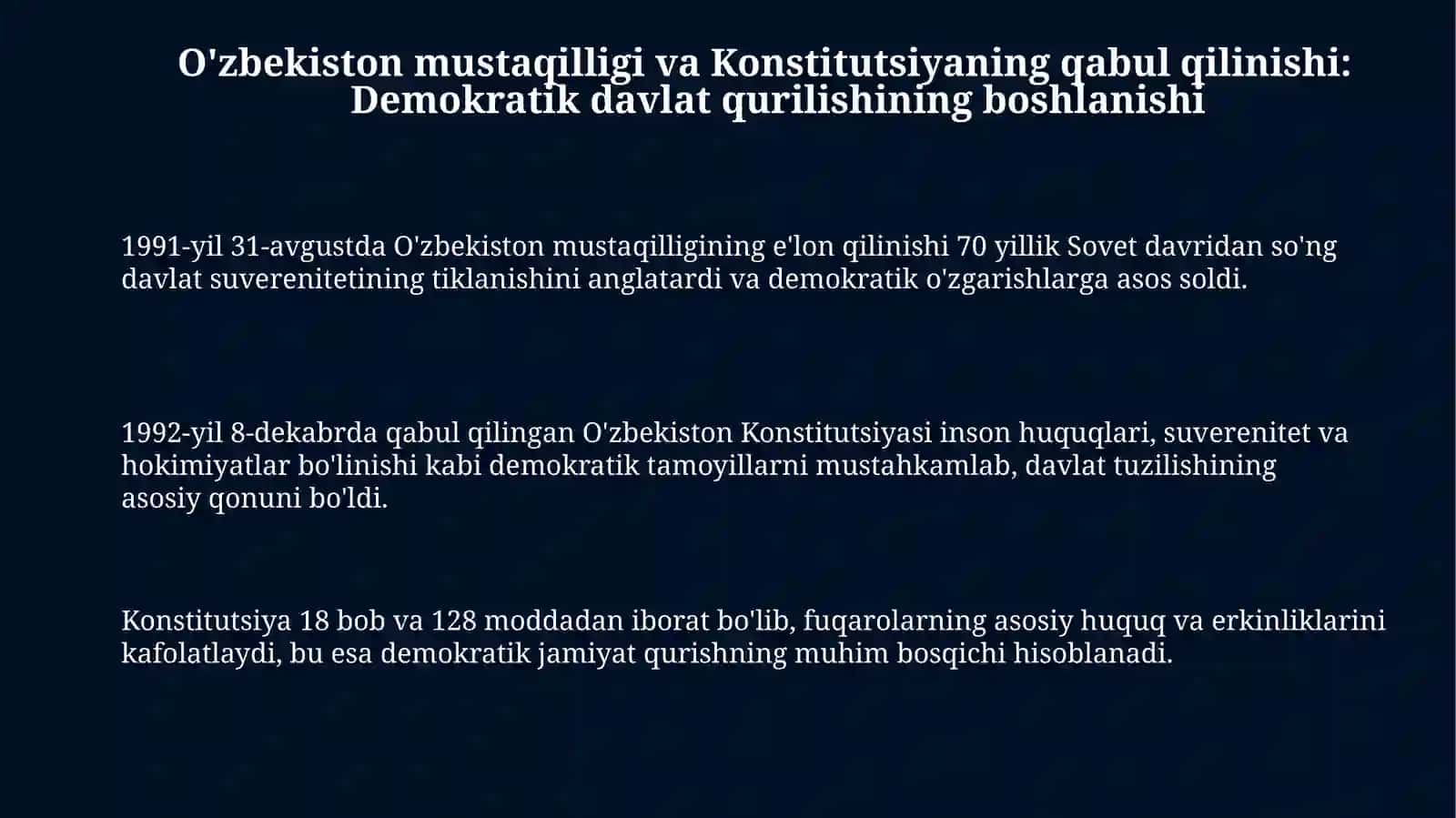 O'zbekistonda demokratik, fuqorolik jamiyatiasoslariningshakllanishi 3